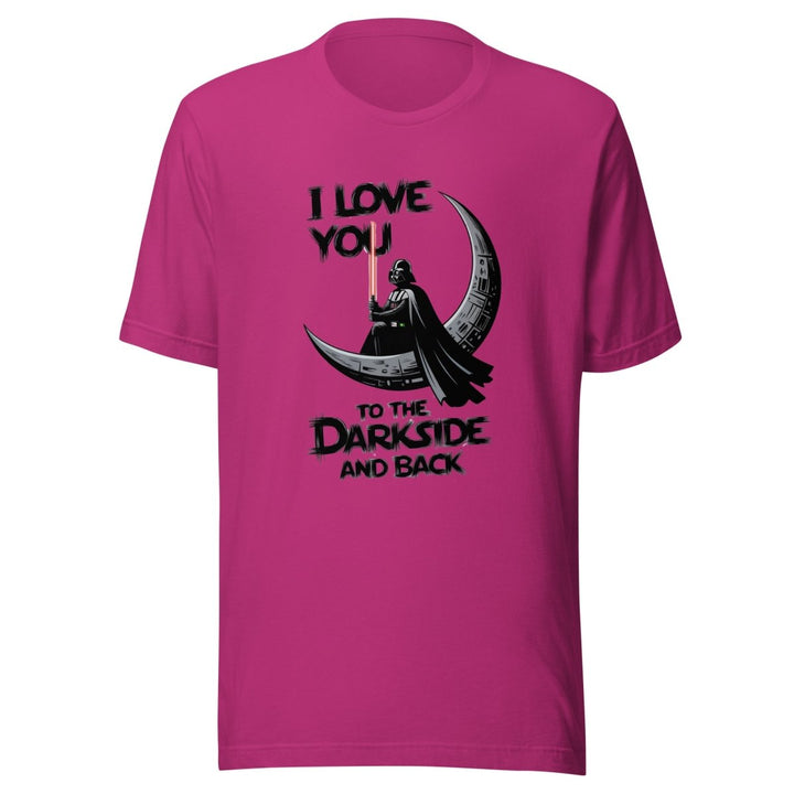 Love You to the Darkside and Back Graphic Tee - Berry - S - ArtyKoala