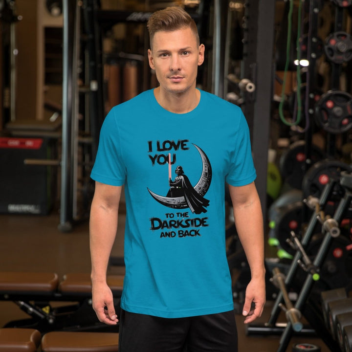 Love You to the Darkside and Back Graphic Tee - Heather Prism Lilac - XS - ArtyKoala