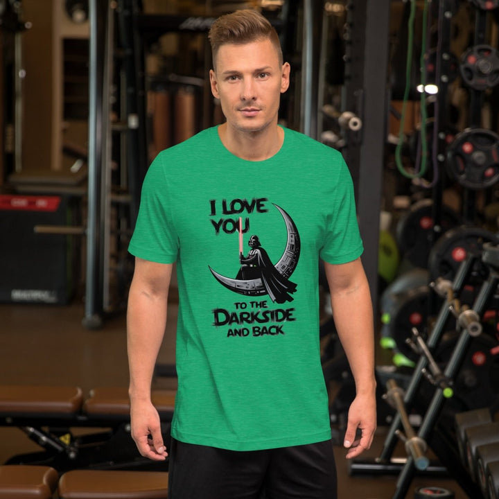 Love You to the Darkside and Back Graphic Tee - Heather Prism Lilac - XS - ArtyKoala