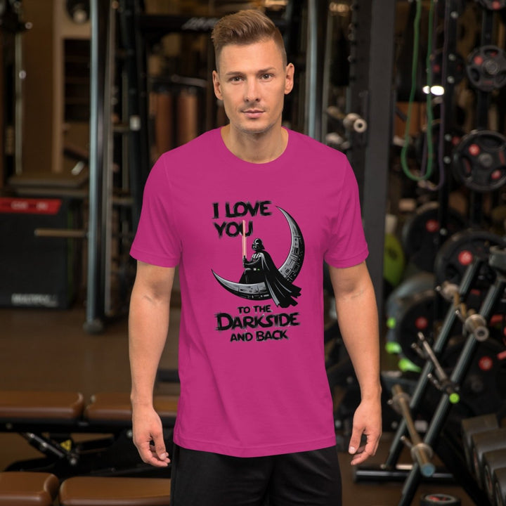 Love You to the Darkside and Back Graphic Tee - Heather Prism Lilac - XS - ArtyKoala