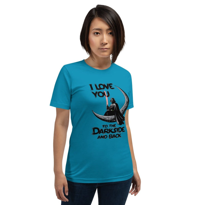 Love You to the Darkside and Back Graphic Tee - Heather Prism Lilac - XS - ArtyKoala