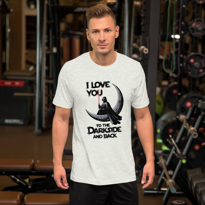 Love You to the Darkside and Back Graphic Tee - Heather Prism Lilac - XS - ArtyKoala