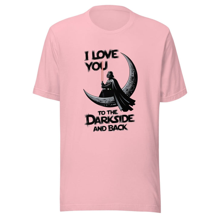 Love You to the Darkside and Back Graphic Tee - Pink - S - ArtyKoala