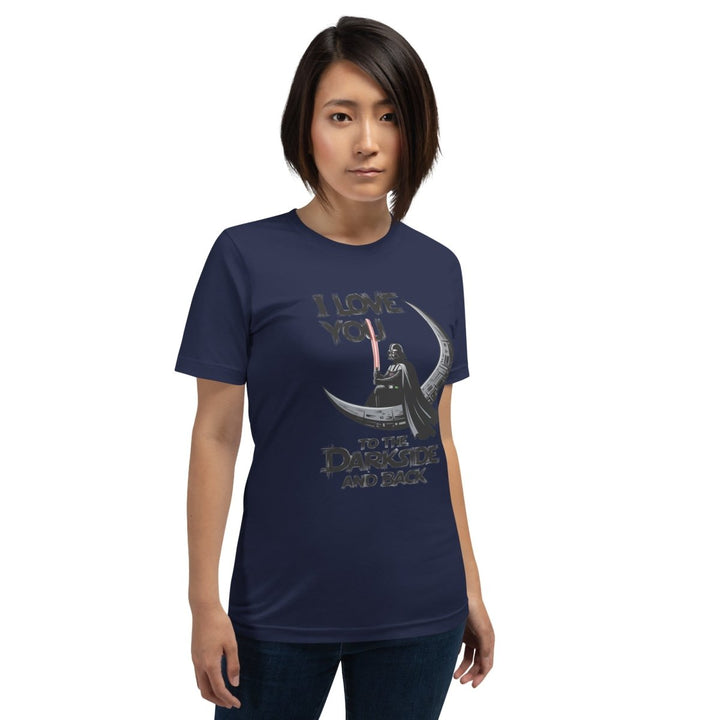 Love You to the Darkside and Back Graphic Tee - Heather Prism Lilac - XS - ArtyKoala