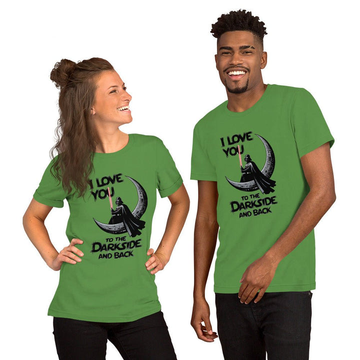 Love You to the Darkside and Back Graphic Tee - Heather Prism Lilac - XS - ArtyKoala