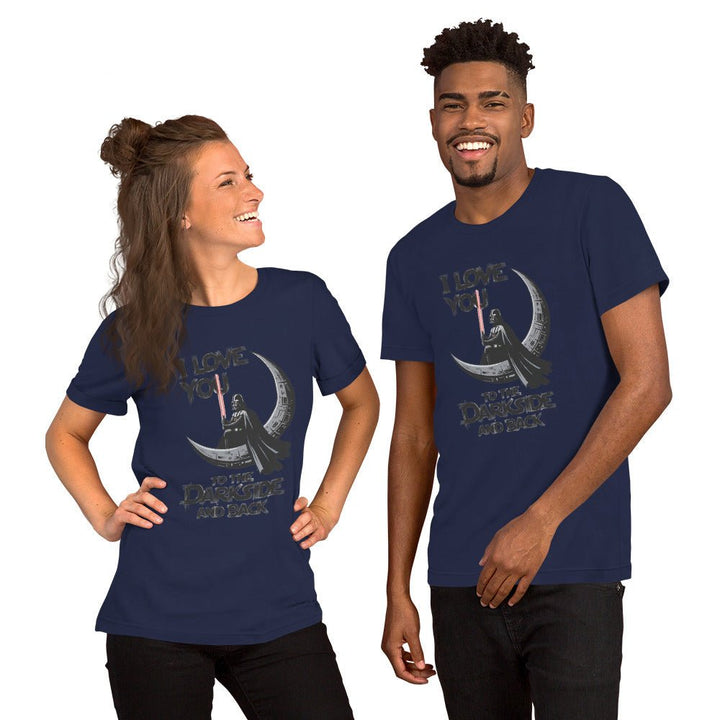 Love You to the Darkside and Back Graphic Tee - Heather Prism Lilac - XS - ArtyKoala