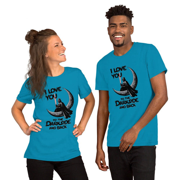 Love You to the Darkside and Back Graphic Tee - Heather Prism Lilac - XS - ArtyKoala