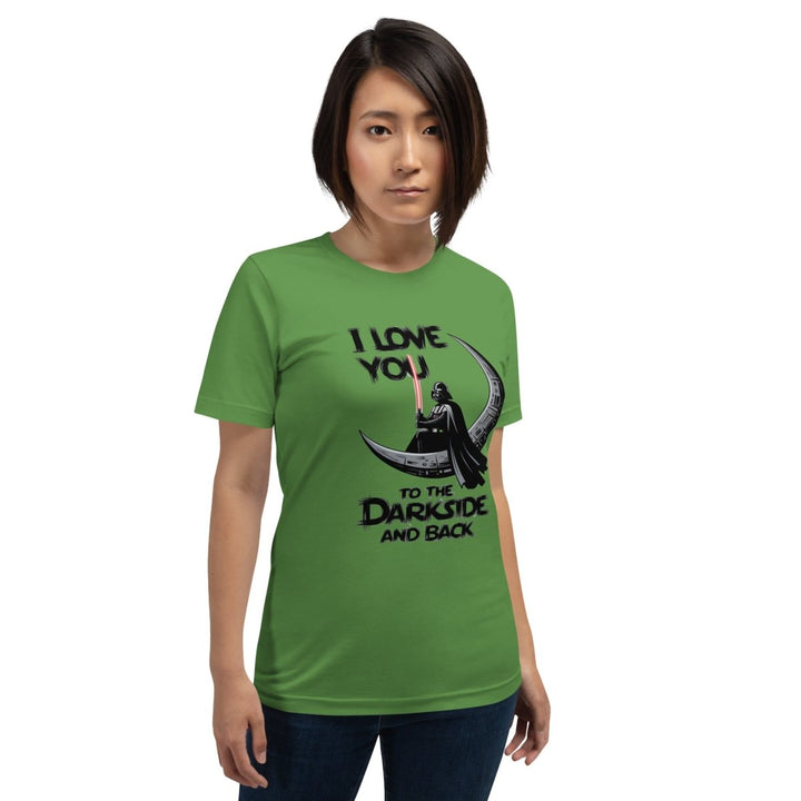 Love You to the Darkside and Back Graphic Tee - Heather Prism Lilac - XS - ArtyKoala