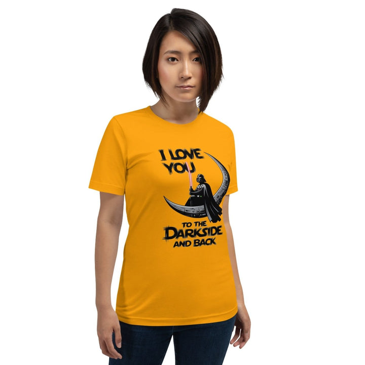 Love You to the Darkside and Back Graphic Tee - Heather Prism Lilac - XS - ArtyKoala