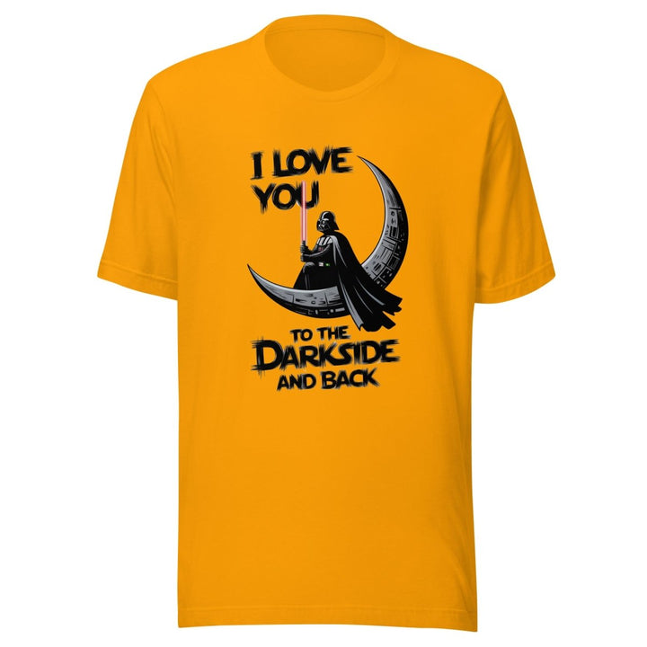 Love You to the Darkside and Back Graphic Tee - Gold - S - ArtyKoala