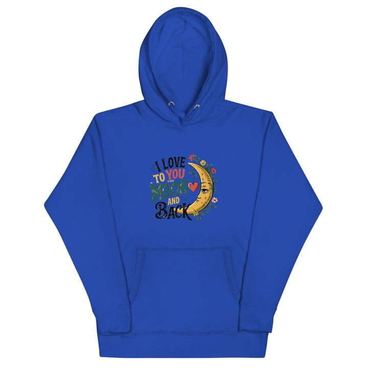 Loves Moon Graphic Hoodie - Team Royal - S - ArtyKoala