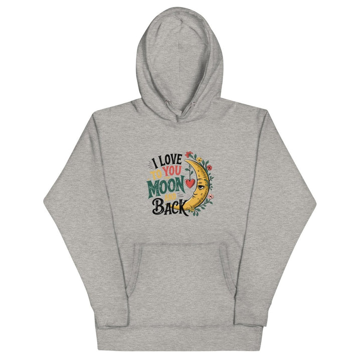 Loves Moon Graphic Hoodie - Carbon Grey - S - ArtyKoala