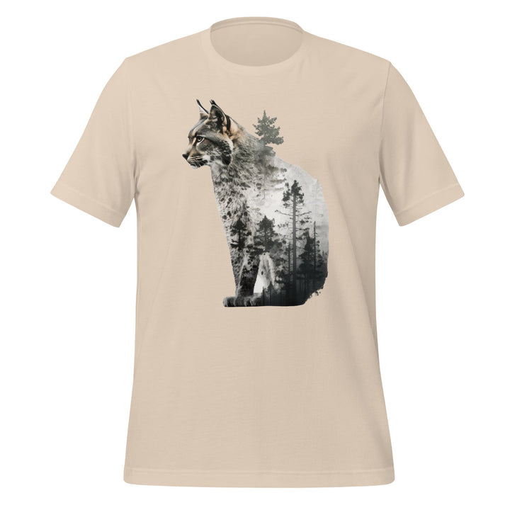 Lynx and Nature Premium Unisex T-shirt - Soft Cream / S - ArtyKoala