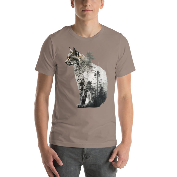 Lynx and Nature Premium Unisex T-shirt - ArtyKoala