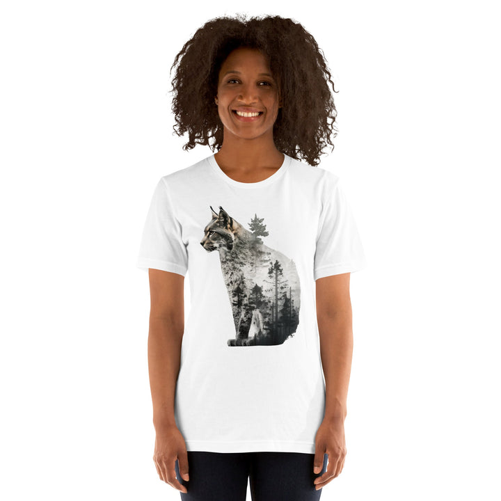 Lynx and Nature Premium Unisex T-shirt - ArtyKoala