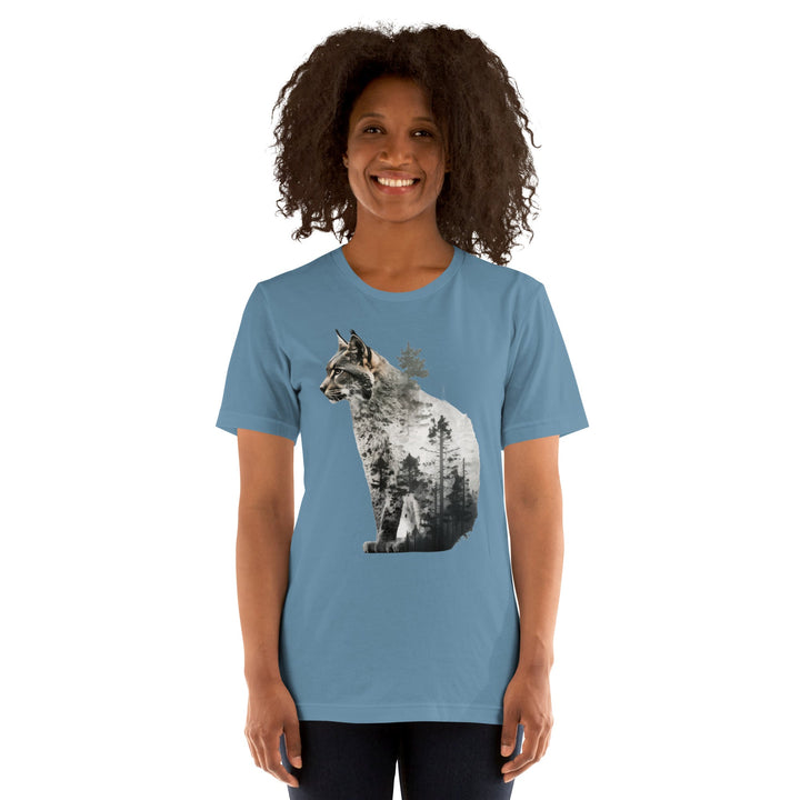 Lynx and Nature Premium Unisex T-shirt - ArtyKoala