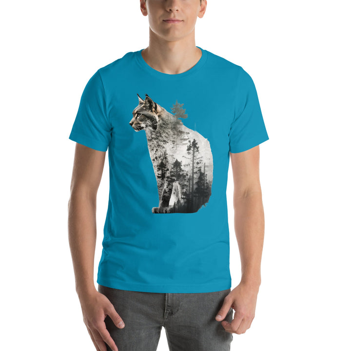 Lynx and Nature Premium Unisex T-shirt - ArtyKoala