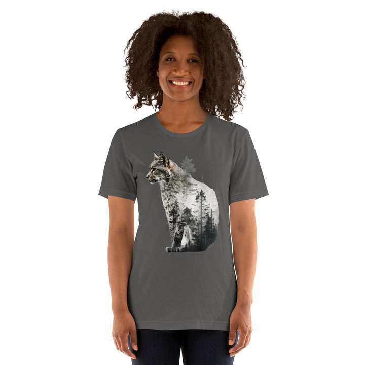 Lynx and Nature Premium Unisex T-shirt - ArtyKoala