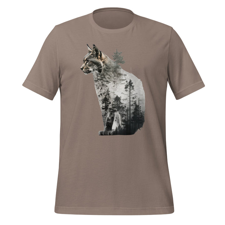 Lynx and Nature Premium Unisex T-shirt - Pebble / S - ArtyKoala