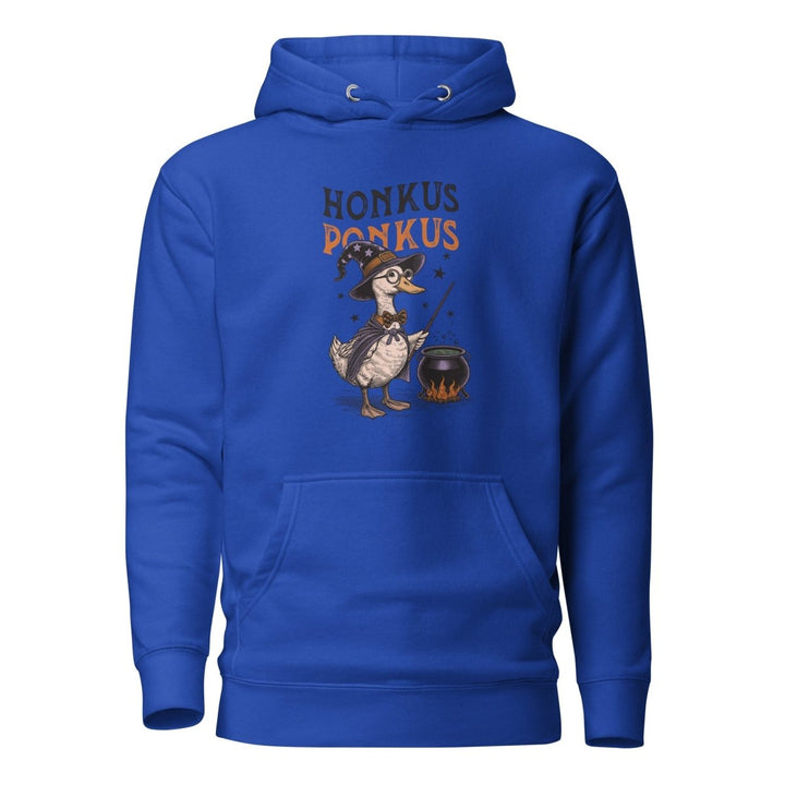 Magician Duck Halloween Graphic Hoodie - Team Royal - S - ArtyKoala