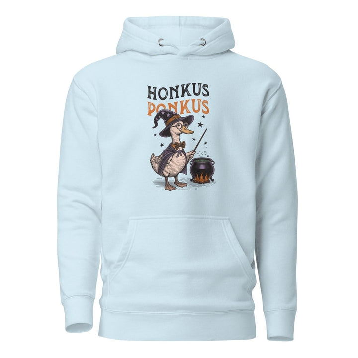 Magician Duck Halloween Graphic Hoodie - Sky Blue - S - ArtyKoala
