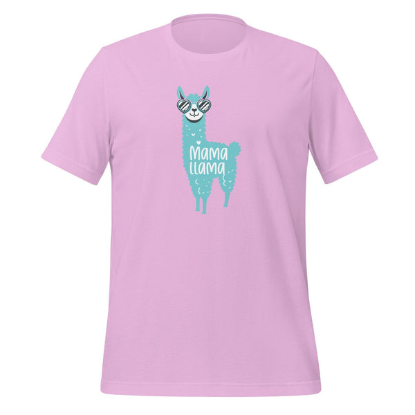 Mama Llama Women Premium T-shirt - Lilac / S - ArtyKoala