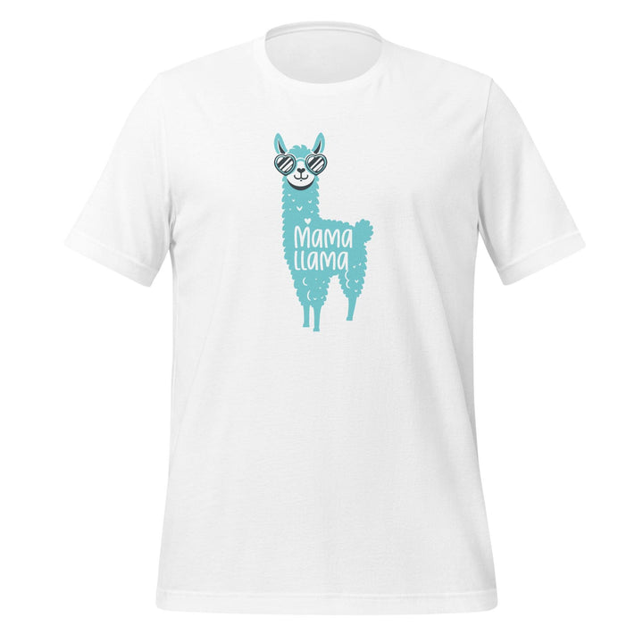 Mama Llama Women Premium T-shirt - White / S - ArtyKoala