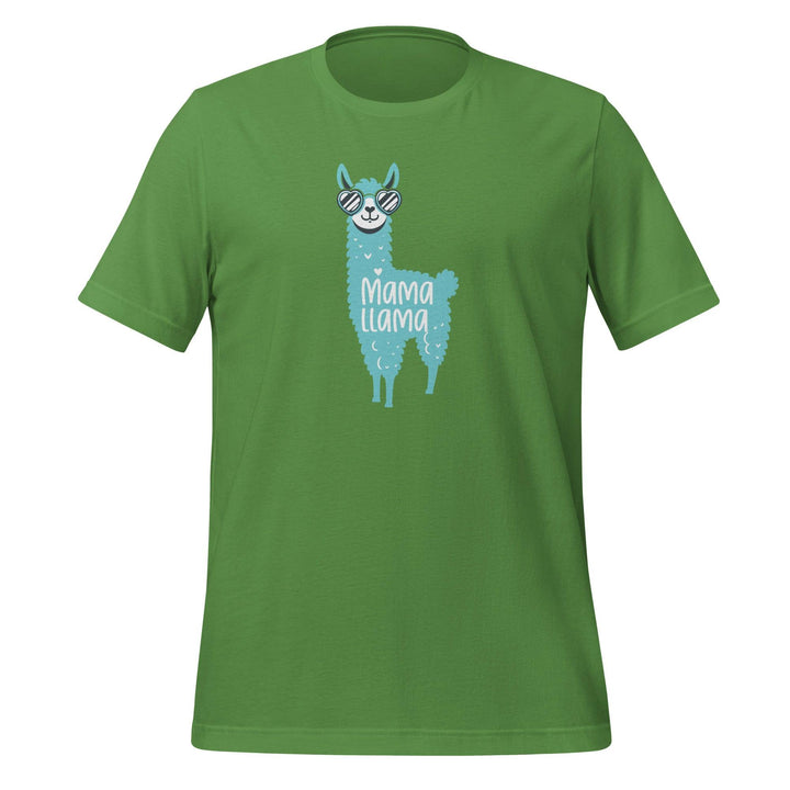 Mama Llama Women Premium T-shirt - Leaf / S - ArtyKoala