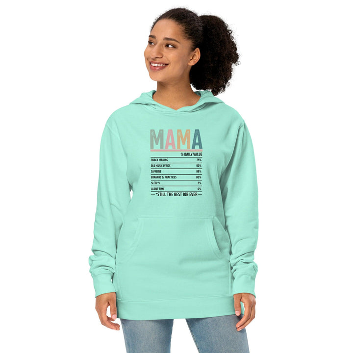 Mama % Daily Value Women Premium Hoodie - ArtyKoala