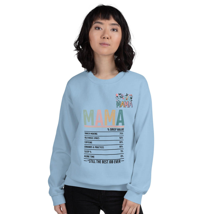 Mama % Daily Volue Mama Women Premium Sweatshirt - ArtyKoala