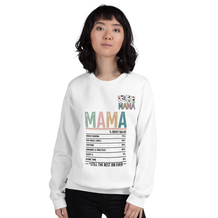 Mama % Daily Volue Mama Women Premium Sweatshirt - ArtyKoala