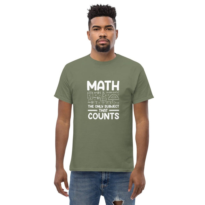 Math is Funny Graphic Tee - Irish Green - S - ArtyKoala