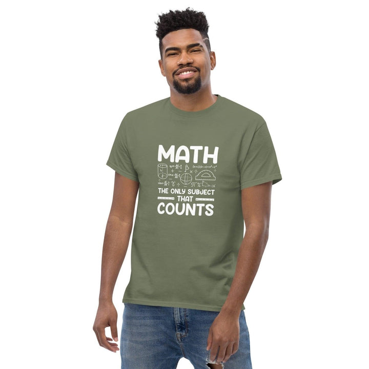 Math is Funny Graphic Tee - Irish Green - S - ArtyKoala