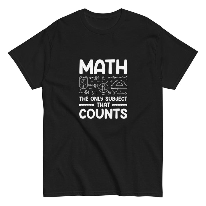 Math Men's classic tee - Black / S - ArtyKoala