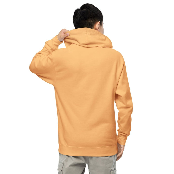 Mechanical Bison and Eye Graphic Hoodie - Peach - S - ArtyKoala