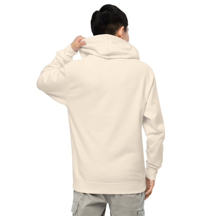 Mechanical Bison and Eye Graphic Hoodie - Bone - S - ArtyKoala