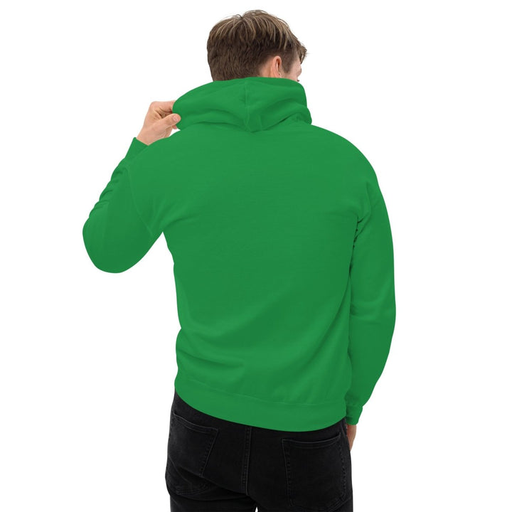 Meowy Cats Christmas Graphic Hoodie - Irish Green - S - ArtyKoala