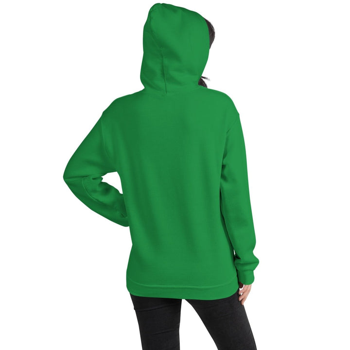 Meowy Cats Christmas Graphic Hoodie - Irish Green - S - ArtyKoala