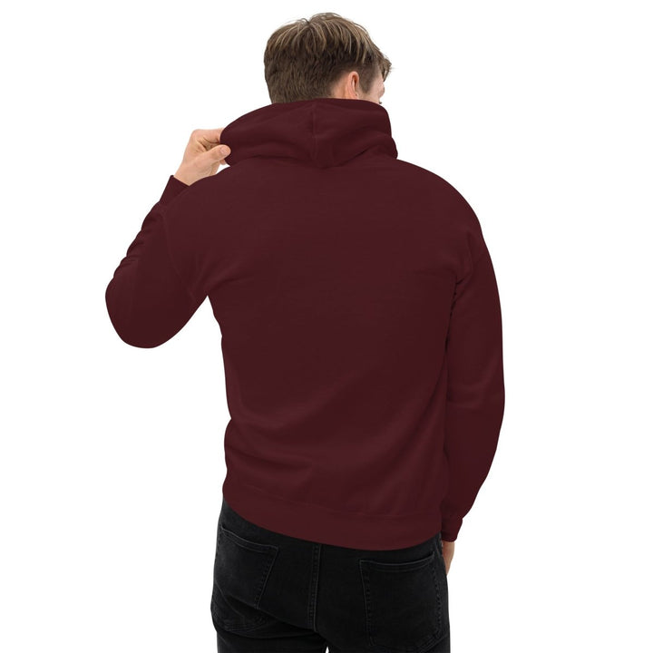 Meowy Cats Christmas Graphic Hoodie - Maroon - S - ArtyKoala