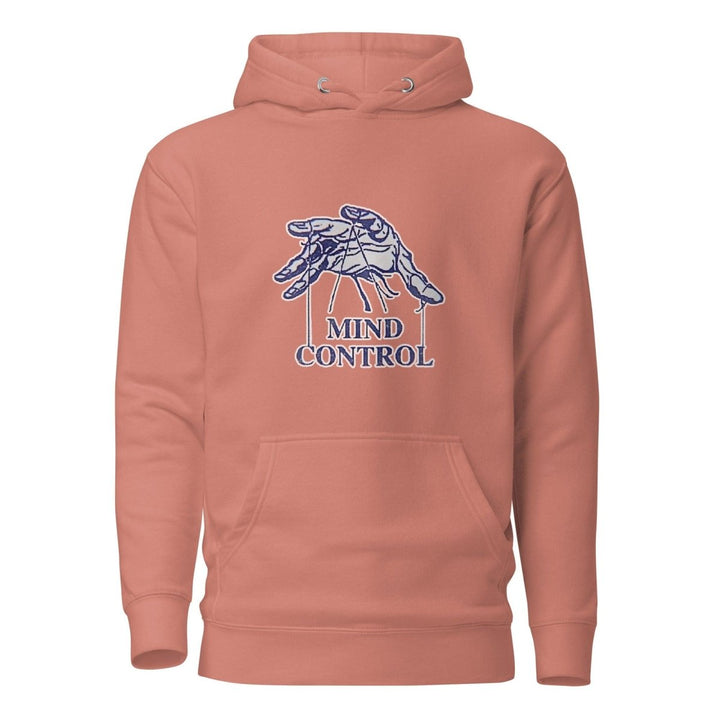 Mind Control Graphic Hoodie - Dusty Rose - S - ArtyKoala
