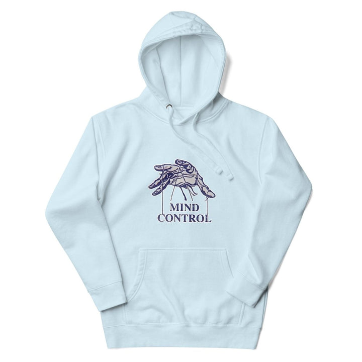 Mind Control Graphic Hoodie - Sky Blue - S - ArtyKoala