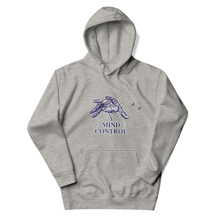 Mind Control Graphic Hoodie - Carbon Grey - S - ArtyKoala