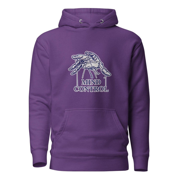 Mind Control Graphic Hoodie - Purple - S - ArtyKoala