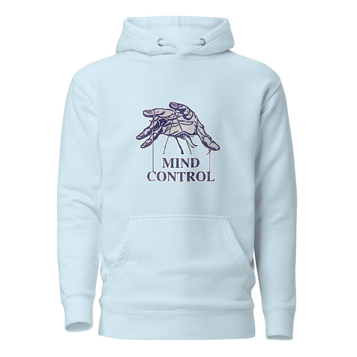 Mind Control Graphic Hoodie - Sky Blue - S - ArtyKoala