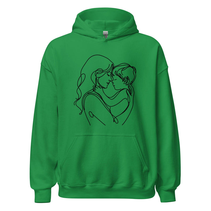 Mom & Son Women Premium Hoodie - Irish Green / S - ArtyKoala