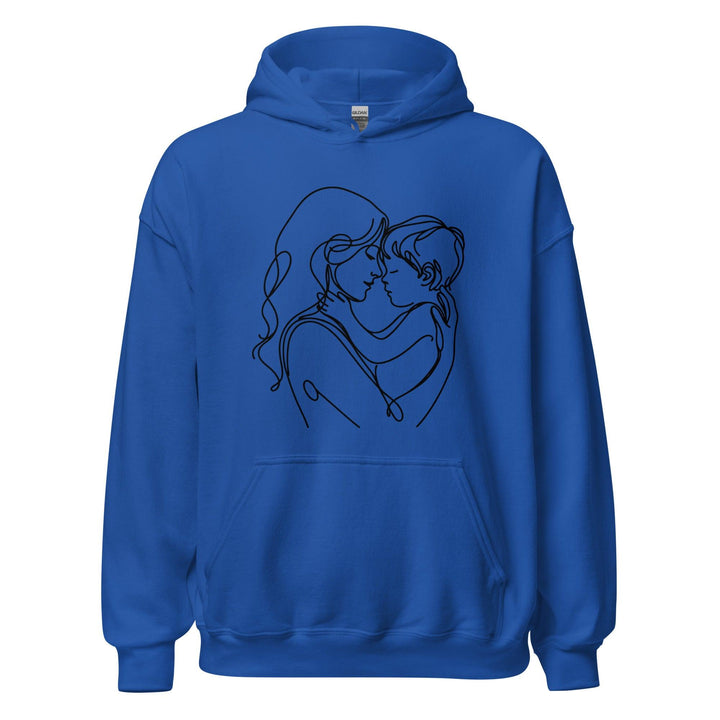 Mom & Son Women Premium Hoodie - Royal / S - ArtyKoala