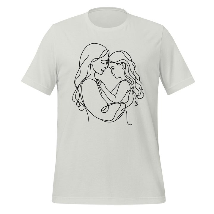 Mom Daughter Women Premium T-shirt - Silver / S - ArtyKoala