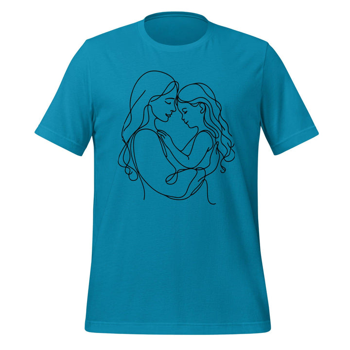 Mom Daughter Women Premium T-shirt - Aqua / S - ArtyKoala