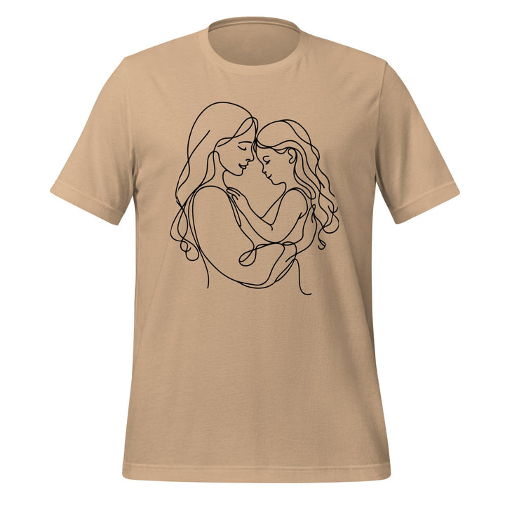 Mom Daughter Women Premium T-shirt - Tan / S - ArtyKoala