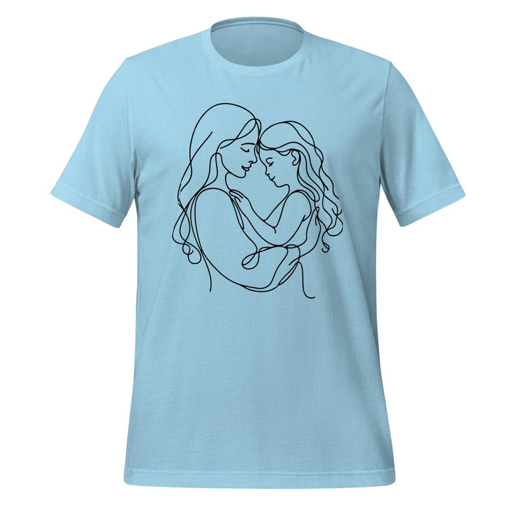 Mom Daughter Women Premium T-shirt - Ocean Blue / S - ArtyKoala